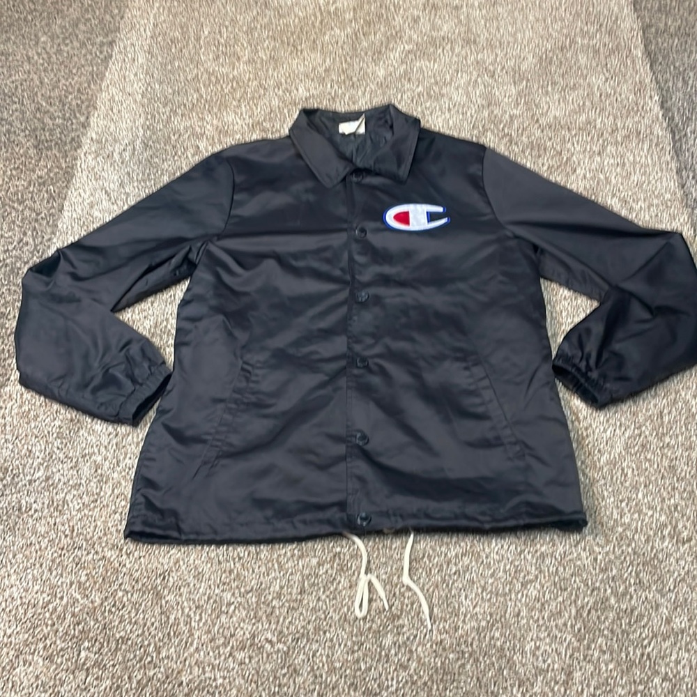 Champions Coaches Jacket. Polyester. Men’s size M.